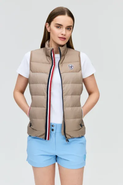 Bilde av Les Arcs Ariane light down vest W Brown Brun